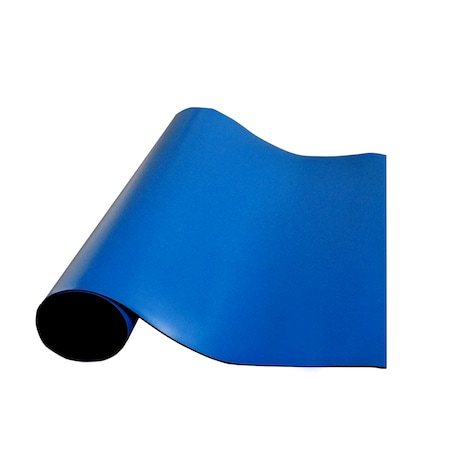 24 X 50' X .060, Royal Blue, Rubber Table Mat, Roll